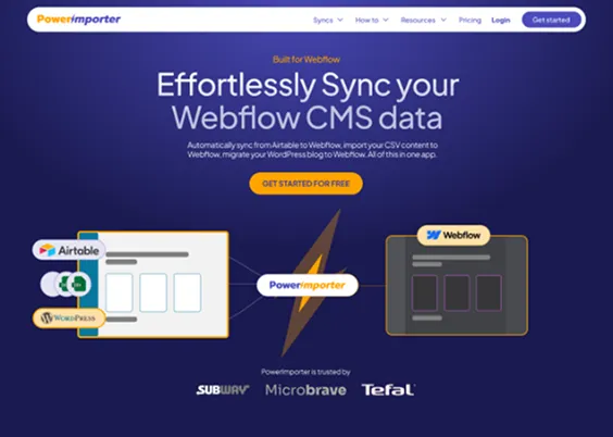 PowerImporter, makes syncing and cleaning your CMS effortless website preview